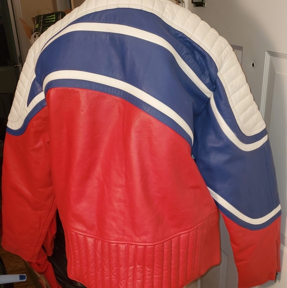 Dickies Leather Motorcycle Jacket - Picture 2 of 2